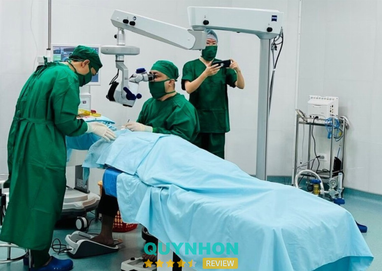 phẫu thuật Phaco của bệnh viện mắt Sài Gòn Quy Nhơn