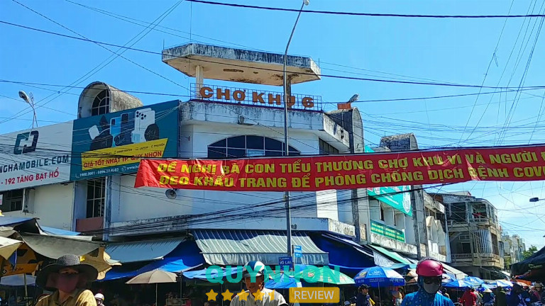Chợ khu 6 ở thành phố Quy Nhơn