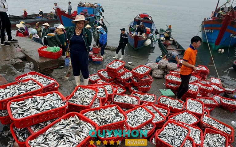 Chợ cá Hàm Tử ở thành phố Quy Nhơn