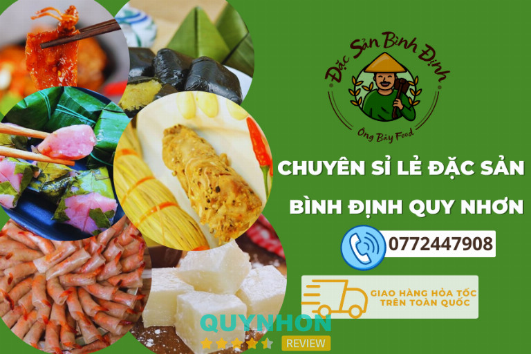 Đặc sản Bình Định Quy Nhơn Ông Bảy