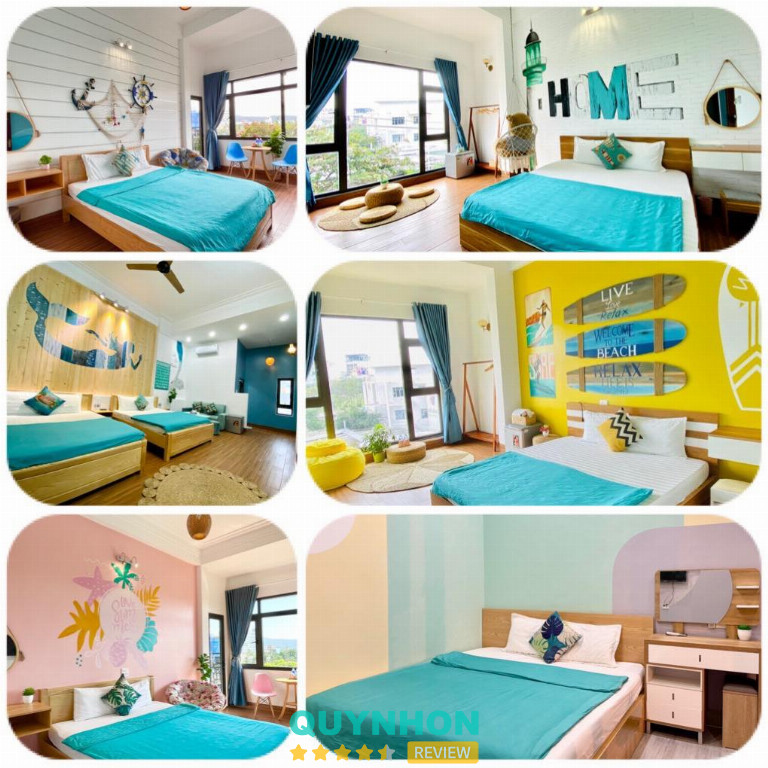 Thiết kế các phòng của Blossom Sea Homestay