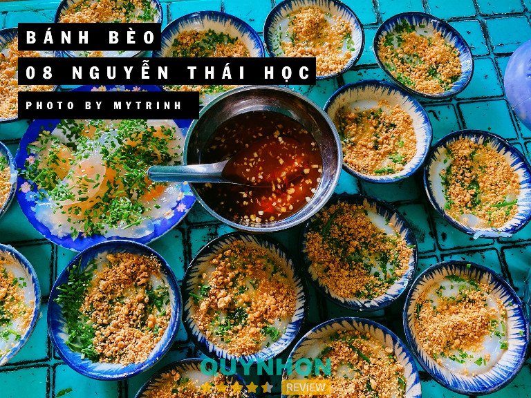 Bánh bèo quy nhơn: 8 Nguyễn Thái Học, Phường Lê Hồng Phong