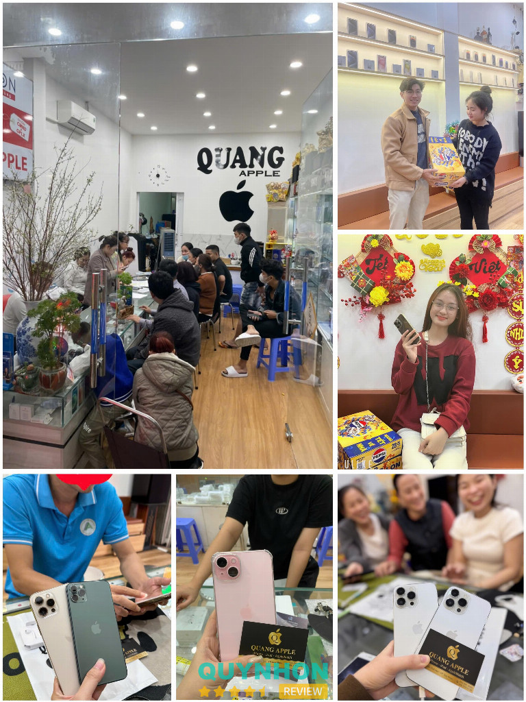 Quang Apple bán iphone ở 504 nguyễn thái học quy nhơn