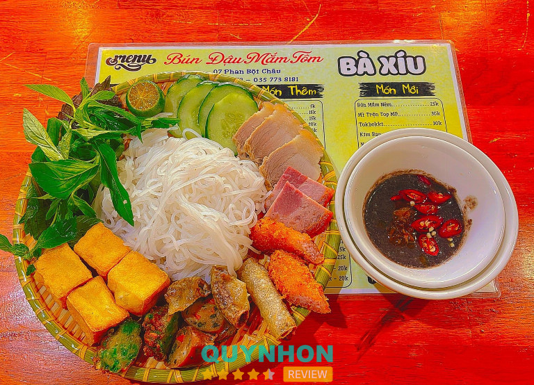 Quán bún đậu mắm tôm ở Gia Lai 