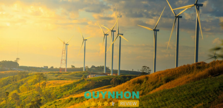 Bình minh ở cánh đồng quạt gió Quy Nhơn