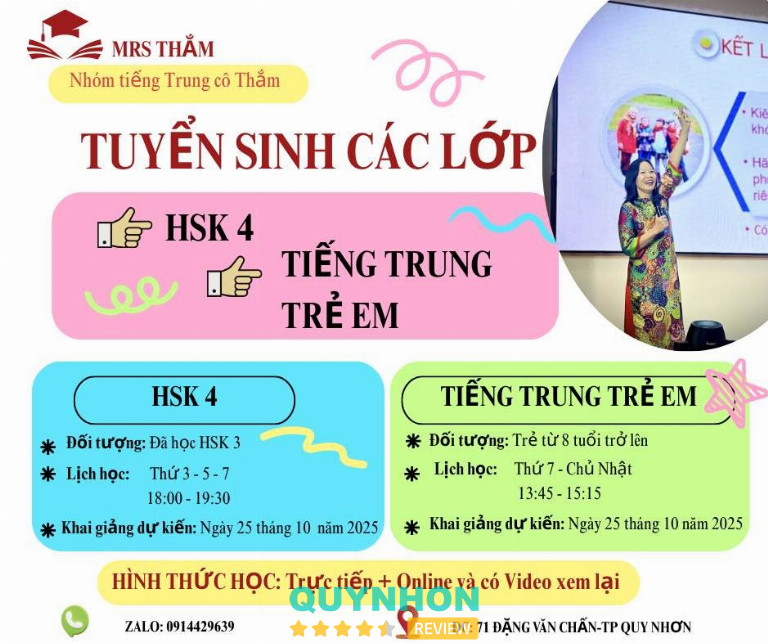 học tiếng Trung ở Bình Định