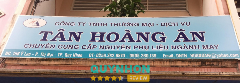 Phụ Liệu May Mặc Tân Hoàng Ân - Quy Nhơn 