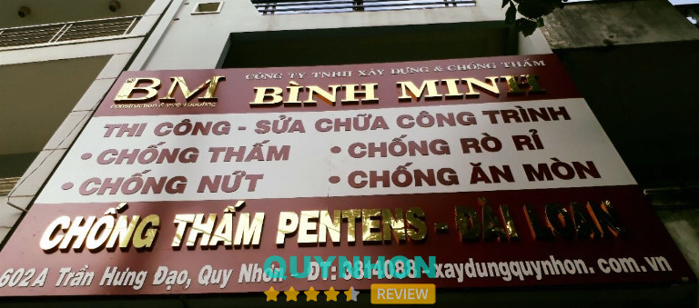 Công ty Chống thấm Bình Minh - 602A Trần Hưng Đạo