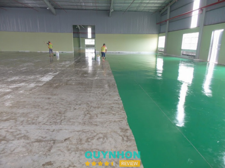 Thợ Sửa Chữa Giỏi thi công Sơn Epoxy nền nhà xưởng ở Quy Nhơn