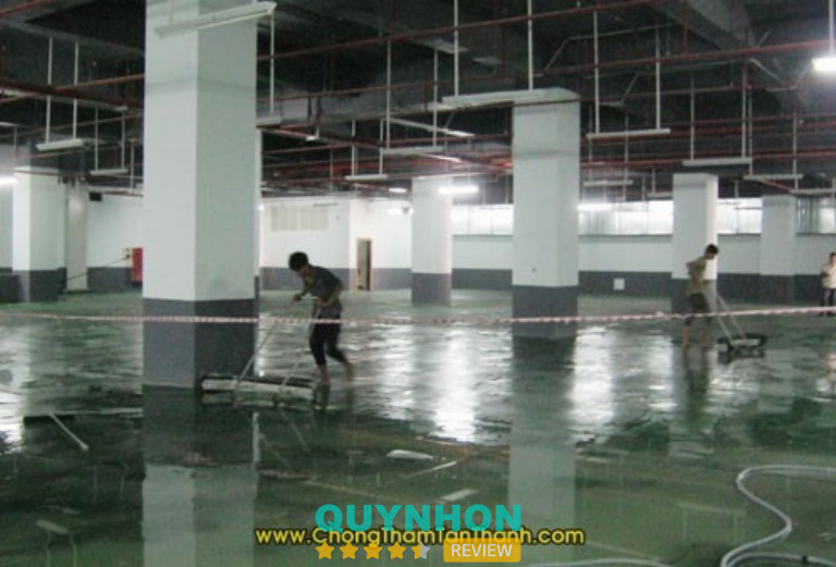 Thi công sơn Epoxy nền nhà xưởng ở Quy Nhơn