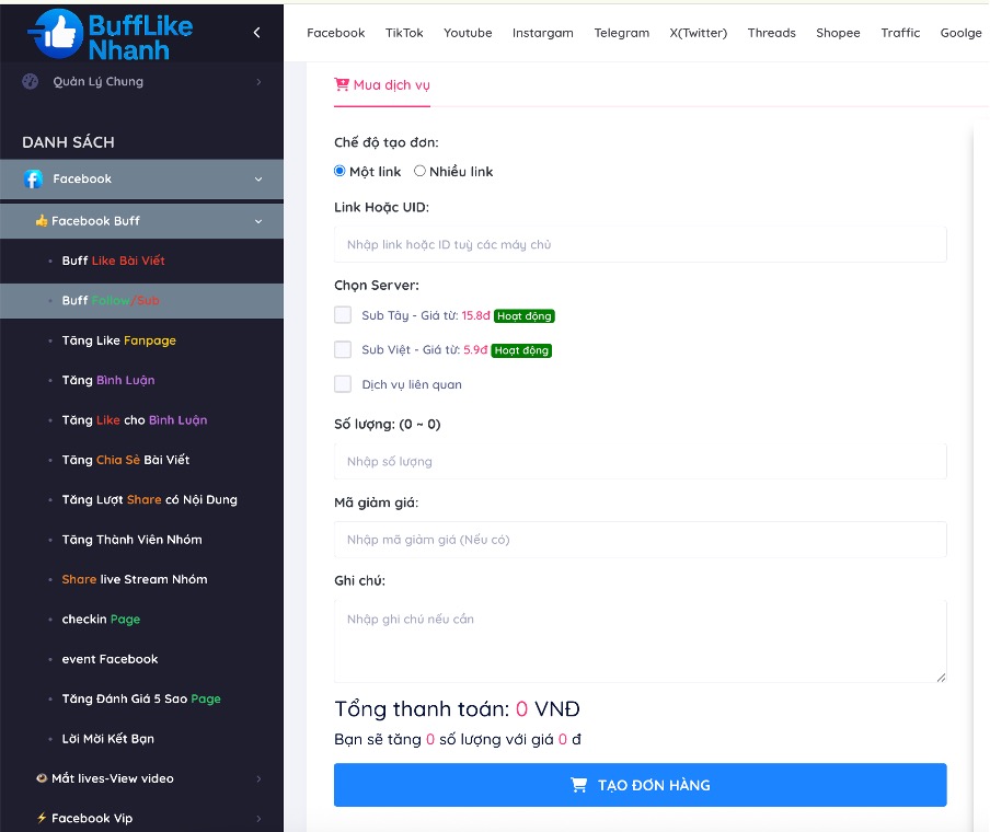Khám phá cách buff follow Facebook hiệu quả ngay tại BuffLikeNhanh