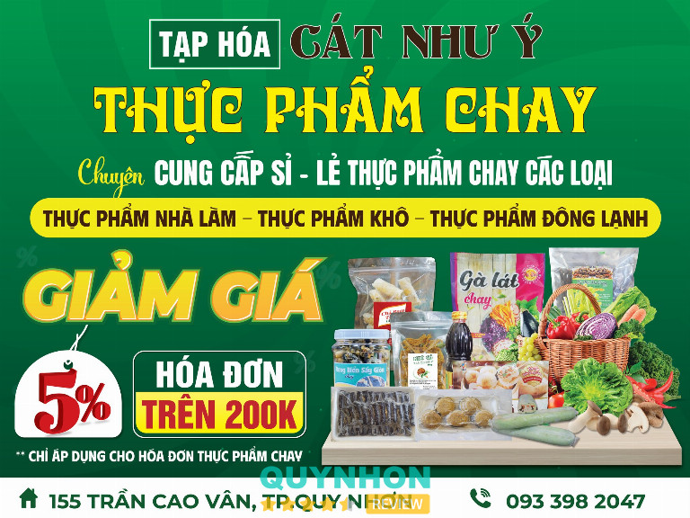 Thực Phẩm Chay Cát Như Ý - 155 Trần Cao Vân