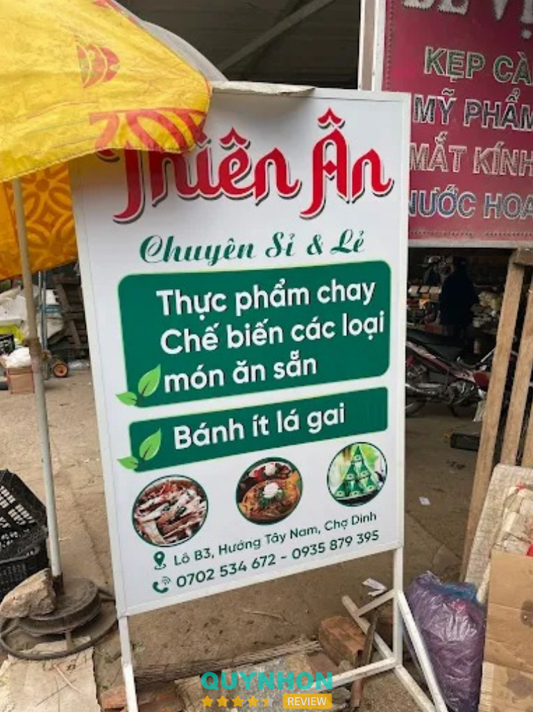 cửa hàng thực phẩm chay ở Quy Nhơn