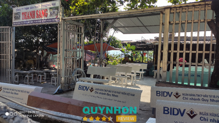 địa chỉ cung cấp bàn ghế đá ở Quy Nhơn