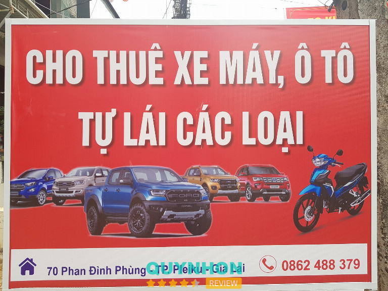 Cho thuê xe Gia Lai - Pleiku