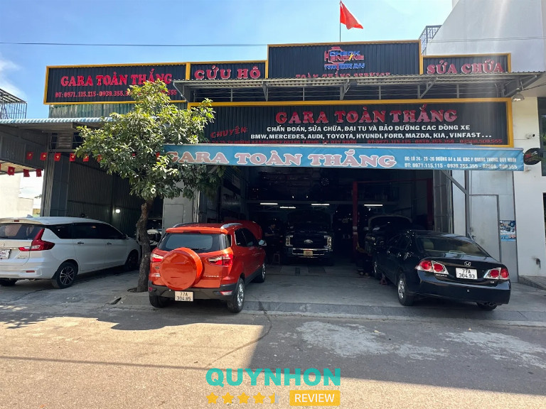 Bài viết đánh giá về Gara ô tô Toàn Thắng: 26 Đường A6, Quang Trung, Quy Nhơn