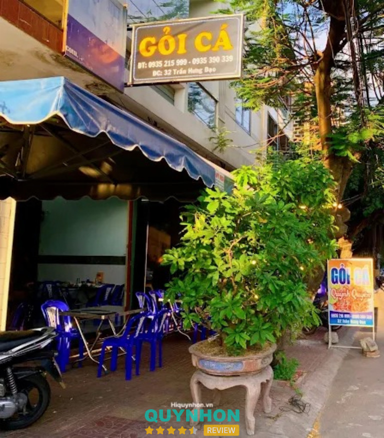 quán gỏi da cá ở Quy Nhơn