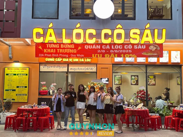 quán bánh canh cá lóc ở Quy Nhơn
