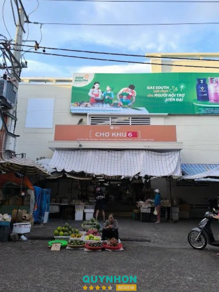 Chợ Khu 6 - Ngô Mây
