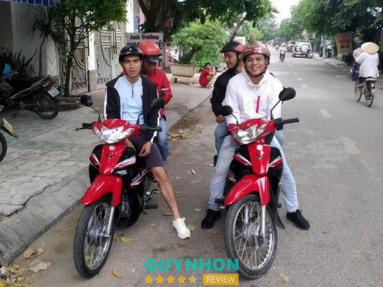 Thuê xe máy Chú Hà - Gân sân bay Phù Cát