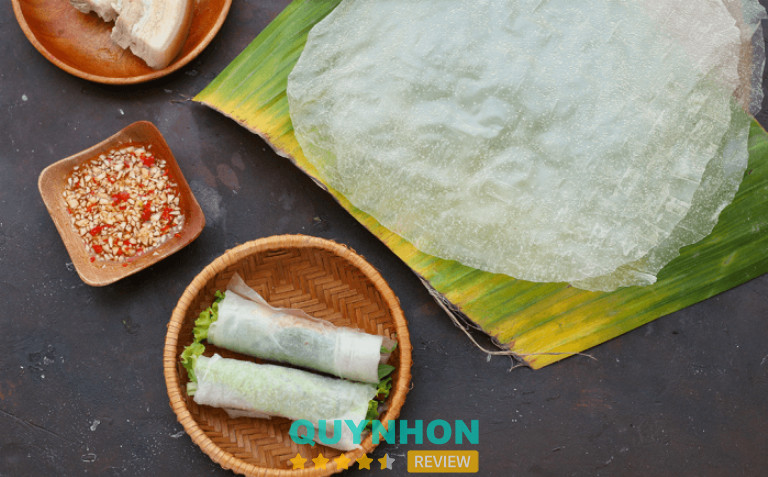 Bánh tráng gạo nhúng giòn Phù Mỹ