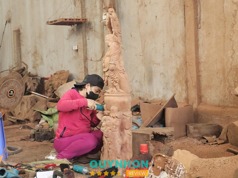 Làng tiện gỗ mỹ nghệ Nhơn Hậu - An Nhơn