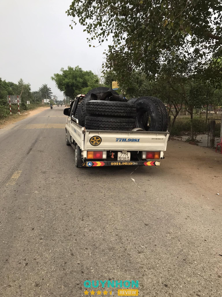 dịch vụ vá lốp lưu động 24/24 ở Bình Định