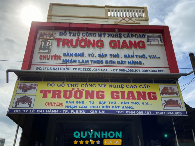 Bài viết đánh giá về Đồ gỗ Trường Giang: 17 Lê Đại Hành, P. Thống Nhất (Pleiku) Gia Lai