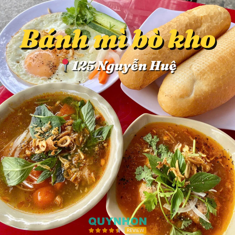 quán bánh mì xíu mại ở Quy Nhơn