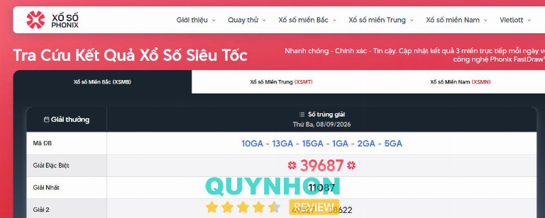 Xổ Số Phonix - hệ thống tra cứu kết quả xổ số 3 miền